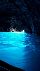 View from inside the Blue Grotto